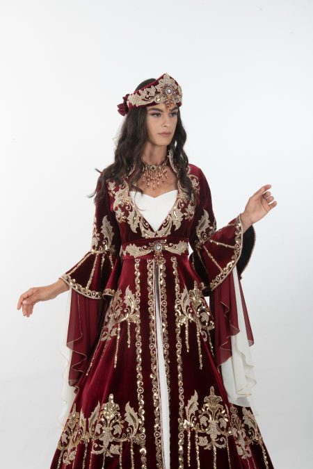 Hint İşi Bordo Full No3 Kınalık
