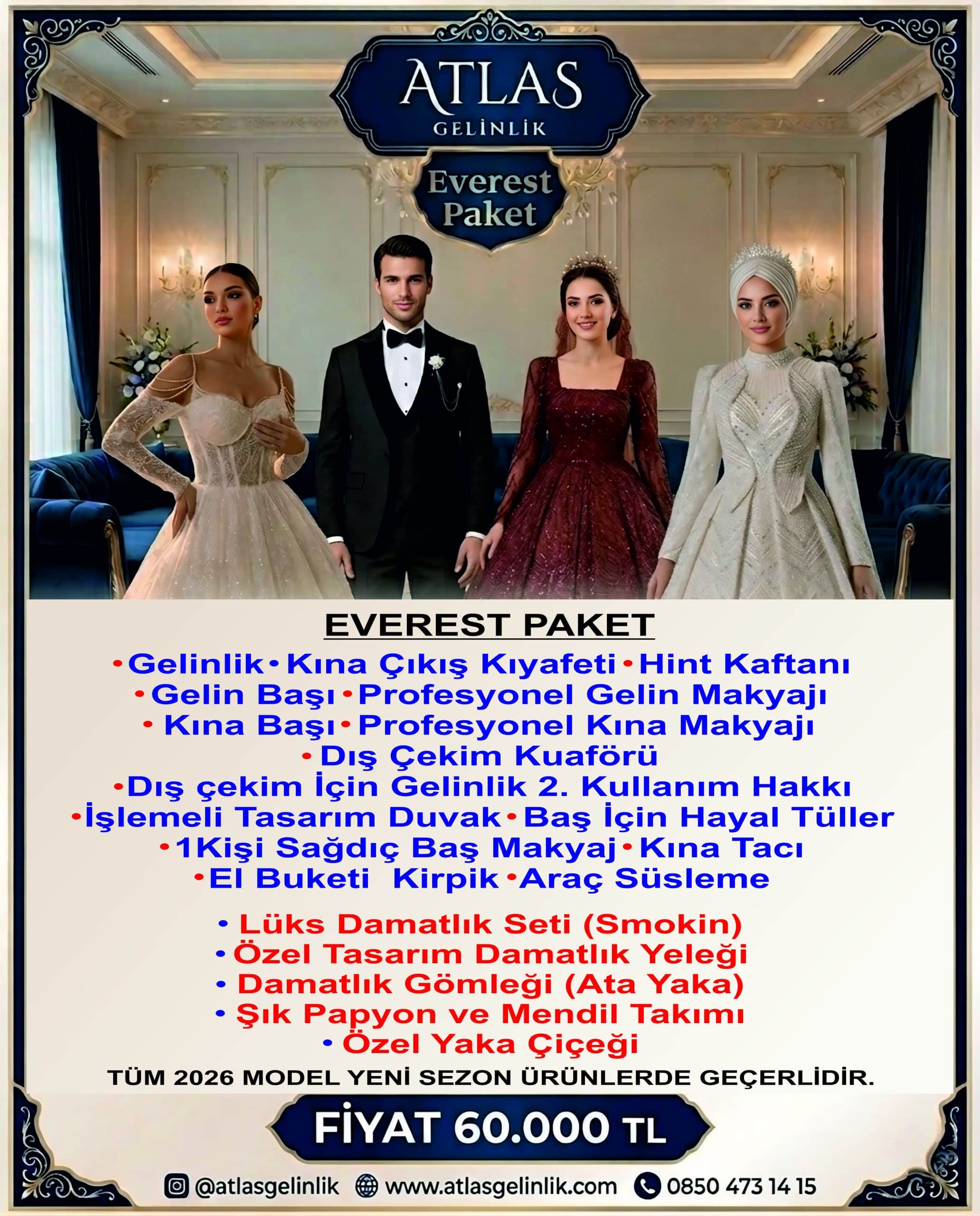 atlas gelinlik everest paket