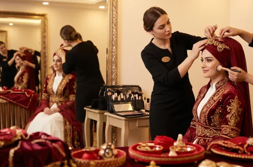 Atlas Gelinlik Sultanbeyli profesyonel kına takip, gelin asistanı ve türban tasarımı hizmeti